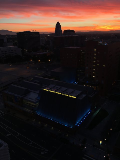 Salt Lake City Skyline at Sunset