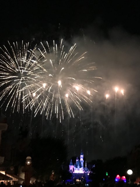 Disneyland's Dazzling Fireworks Display