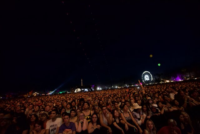 Coachella Concert Goers Take Over the Night Sky