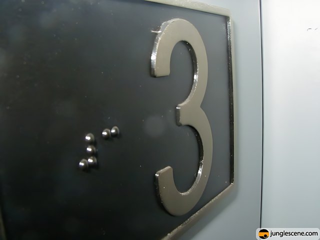Door with Number 3
