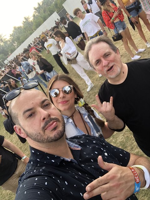 Selfie at the Music Festival