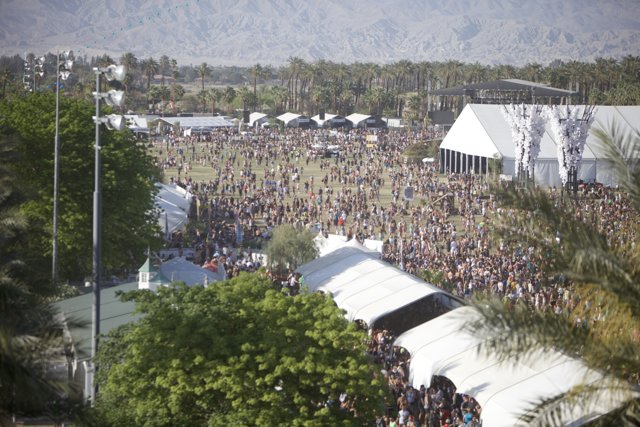 Coachella Concertgoers Enjoy Desert Metropolis