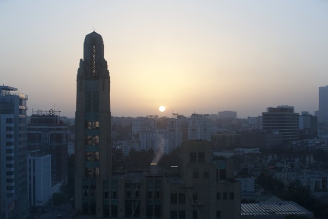 Kabul Sunrise from Above