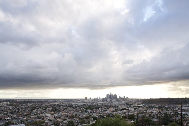 Cloudy Sky Over the City