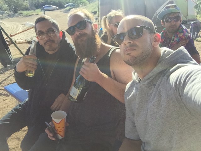 Three Men Enjoying a Drink in Warner Springs