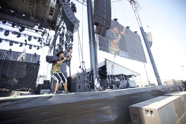 Santigold Rocking Coachella Stage