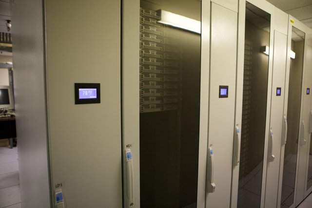 Rows of Servers in Data Center