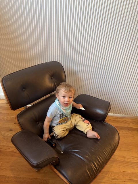 Tiny Explorer in a Big Chair