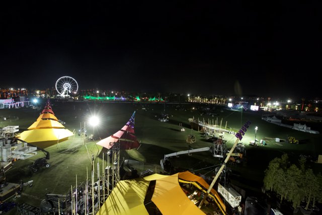 Nighttime Metropolis at the Fairgrounds