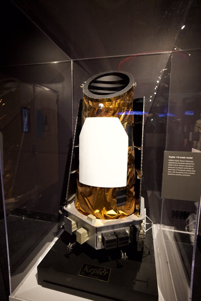 Kepler Space Telescope Scale Model Museum Display