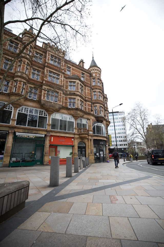 Victorian Architecture on London Street Corner
