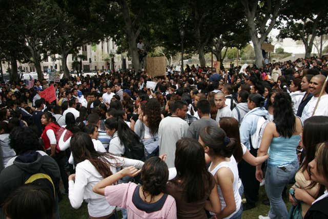 School Walkout Rally in the Park
