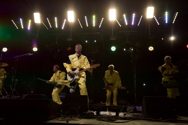 The Yellow-Clad Band Rocks Coachella
