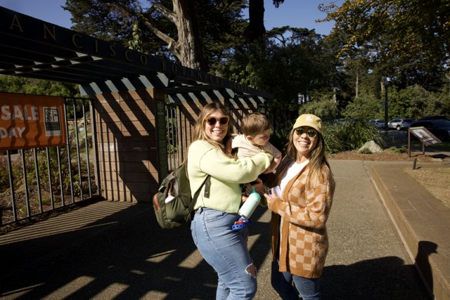 Family Moments at the Botanical Garden, San Francisco