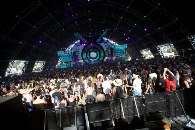 34-Person Strong Crowd Rocks Coachella Stage