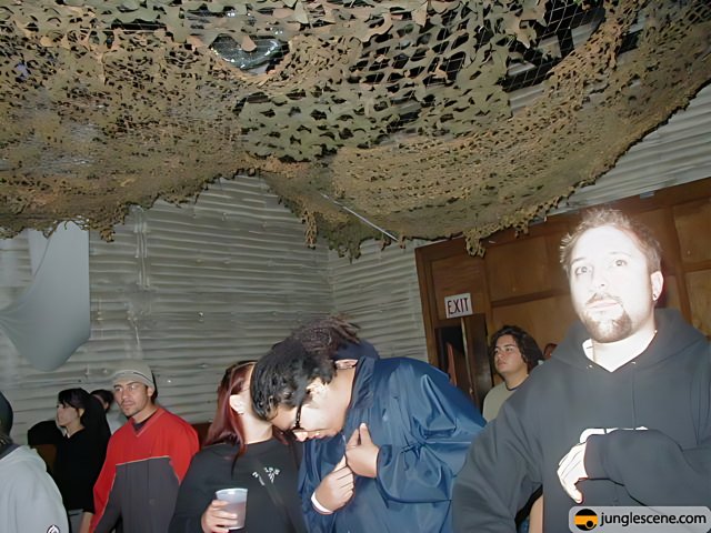 Group of People Admiring Ceiling Decor