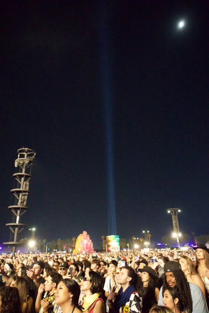 Enchanted Evening at Coachella 2024: A Moonlit Concert Experience
