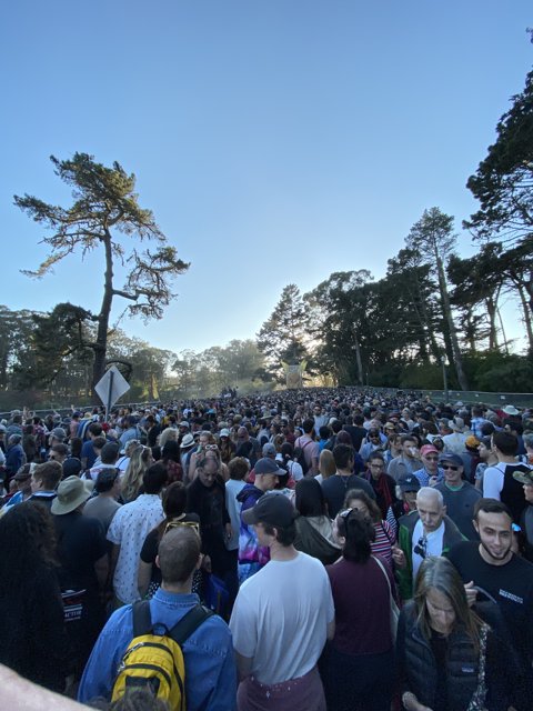 A Sea of Faces in Golden Gate Park