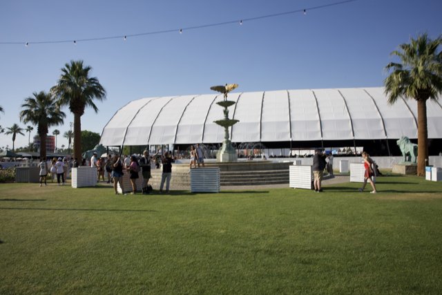 Summer Vibes at Coachella 2024: Architectural Elegance and Lush Greenery