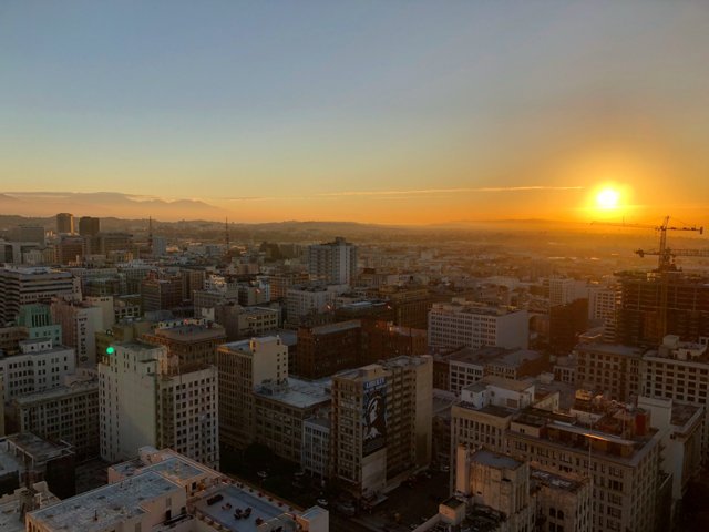 Urban Sunset over San Francisco
