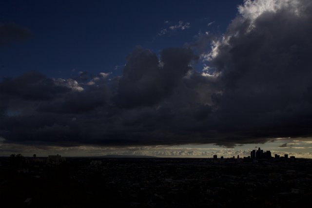Moody Skies over the City