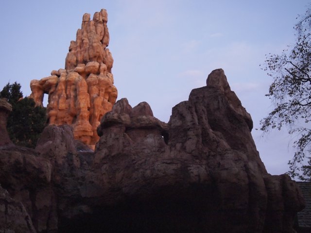 Towering Rock Formations at Disneyland
