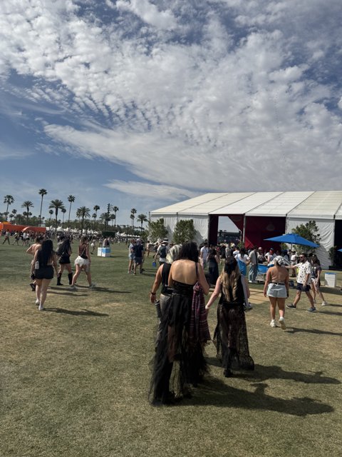 Festival Grooves Under Cloudy Skies