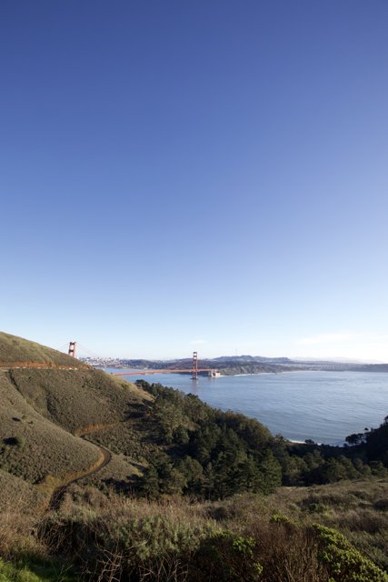 Majestic Golden Gate Bridge from Hill 88