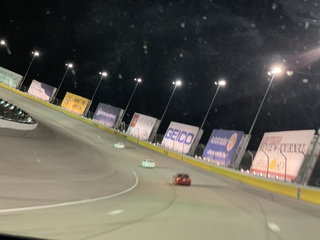 Nighttime NASCAR Race at Las Vegas Motor Speedway