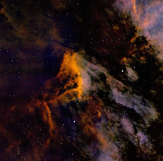 IC5070 Pelican Nebula in SHO Narrowband Palette