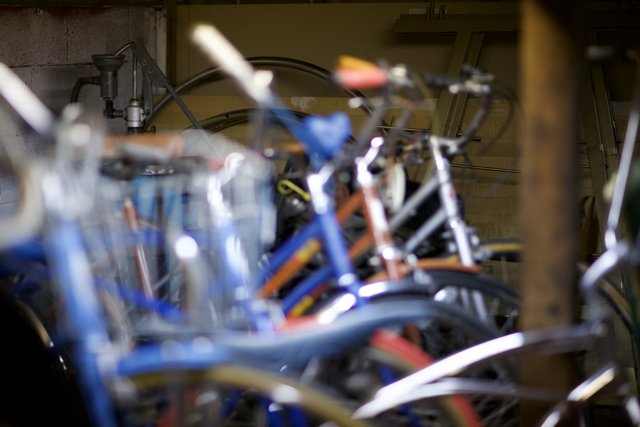 2007 Bikes in Garage