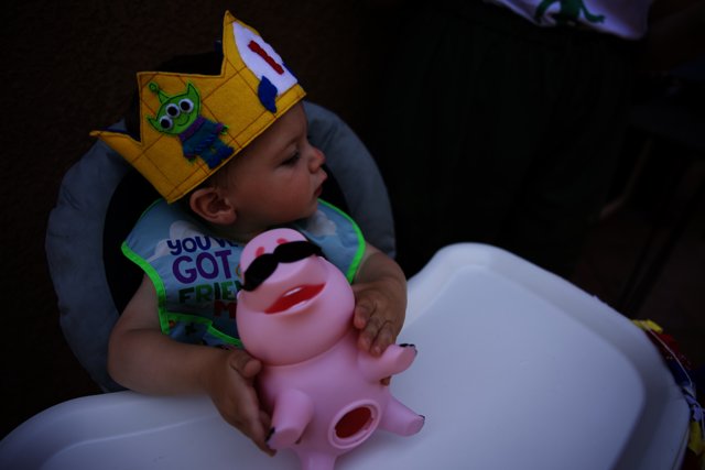 Baby Royalty at Wesley's First Birthday Bash