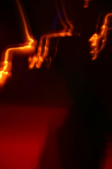 Blurry Neon Flame
