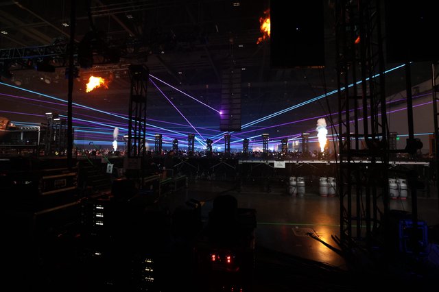 Laser Inferno: Wobbleland 2026 Festival Light Show