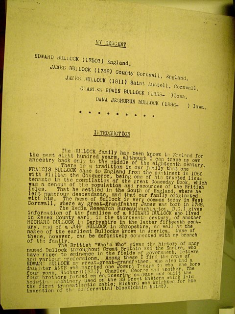Vintage Document with Black and White Image