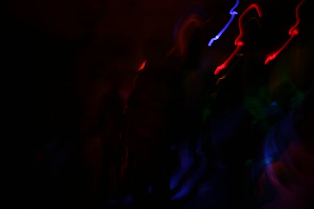 Blurry Lights in a Night Club