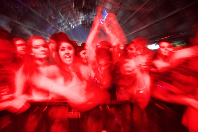Blurry Nightlife Experience at Coachella