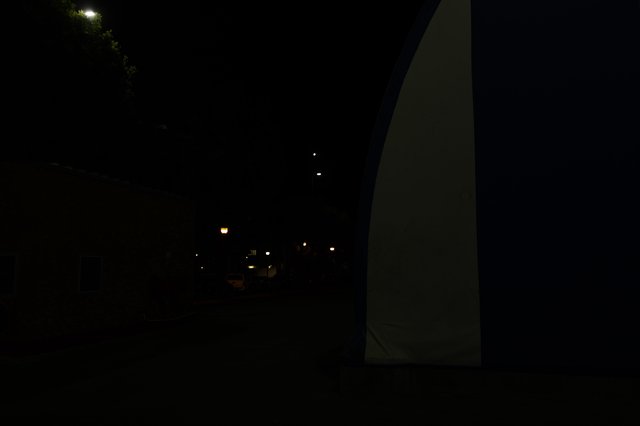 Dark Night Festival Grounds Before the Storm