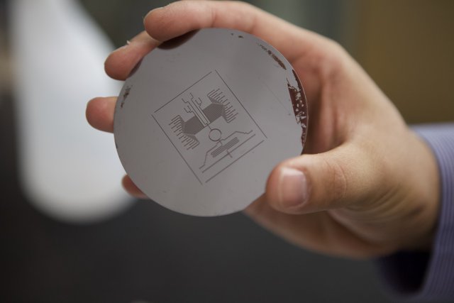 UCLA Micro Bio Chip Logo Disk