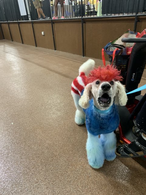 Patriotic Poodle