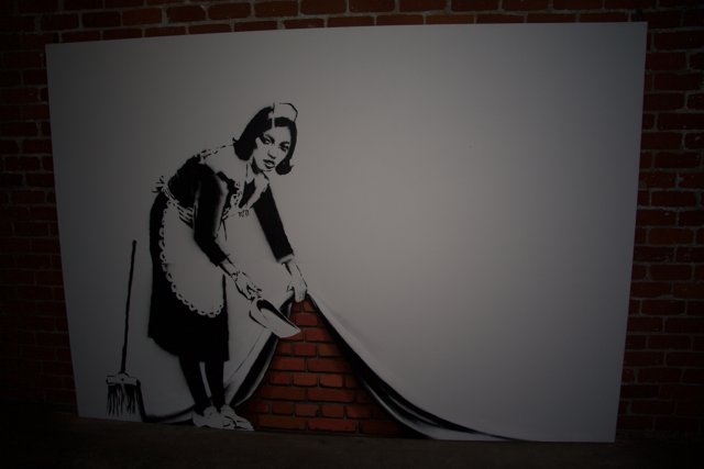 Banksy’s Lady with a Broom