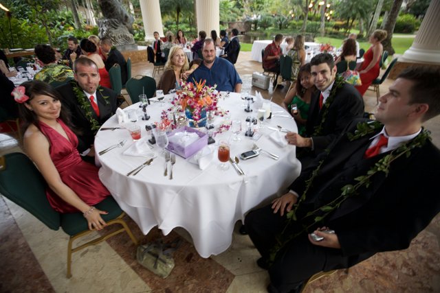 Wedding Reception at a Hawaiian Resort