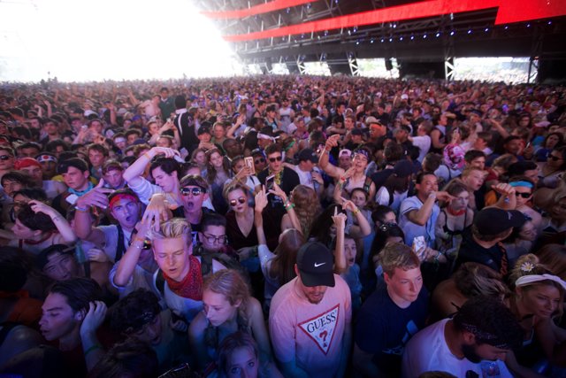 Coachella 2017 Crowd with Celebrity Performers