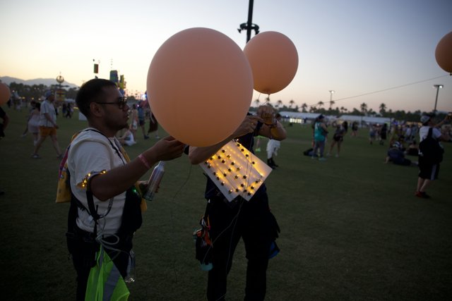 Twilight Balloon Magic at Coachella 2024
