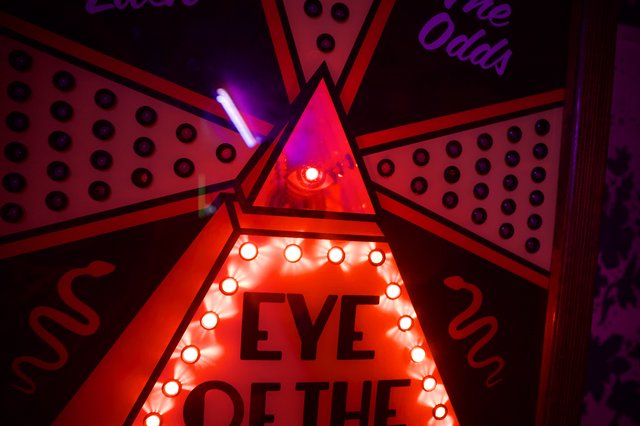 Eye of the Tiger Illuminated Neon Art Installation