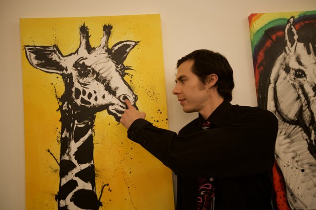 Gentleman and Giraffe