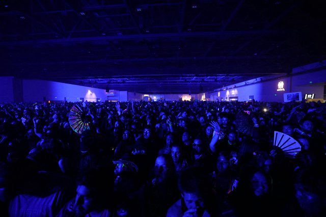 Massive Indoor Crowd at Wobbleland 2026 Festival