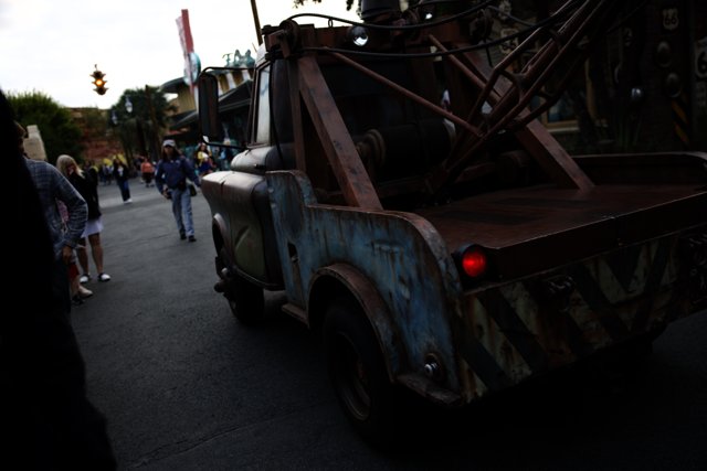 Mighty Crane Tow Truck at Disneyland Adventure