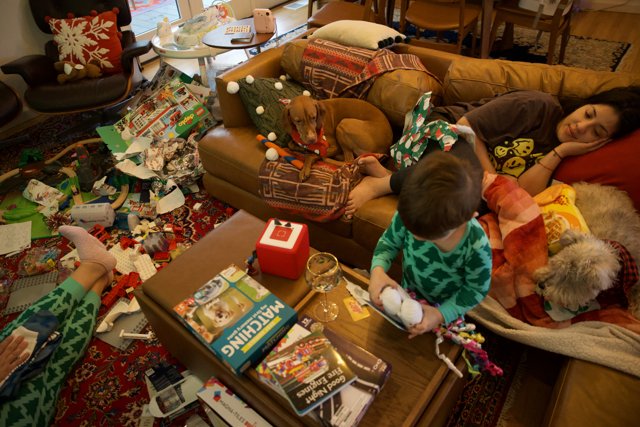 Christmas Morning Chaos