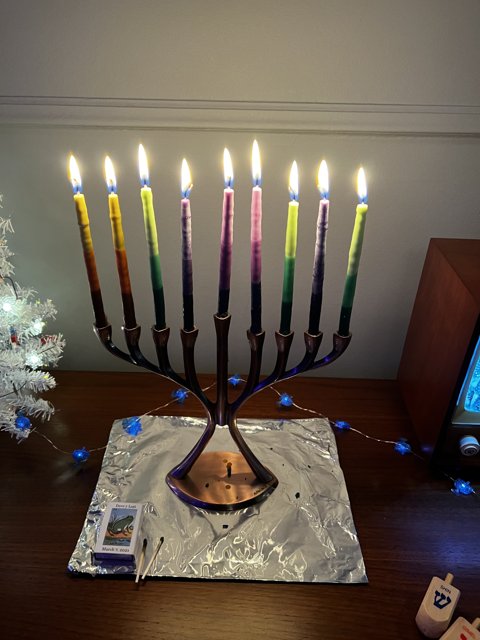 Lighting Up the Festival of Hanukkah